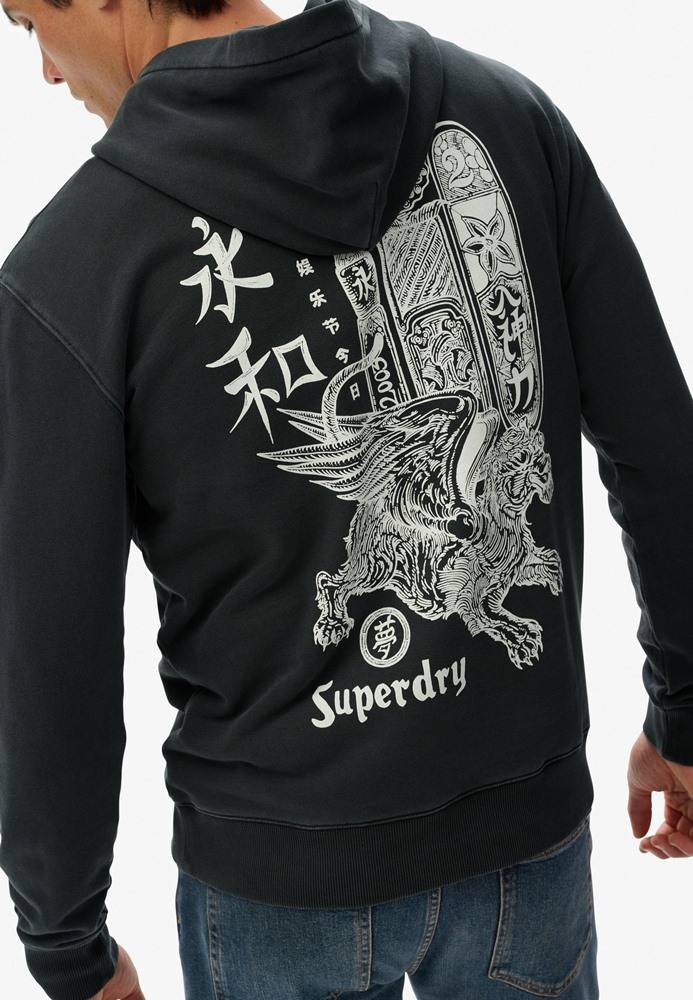 SUPERDRY TOKYO NARRATIVE LOOSE HOOD