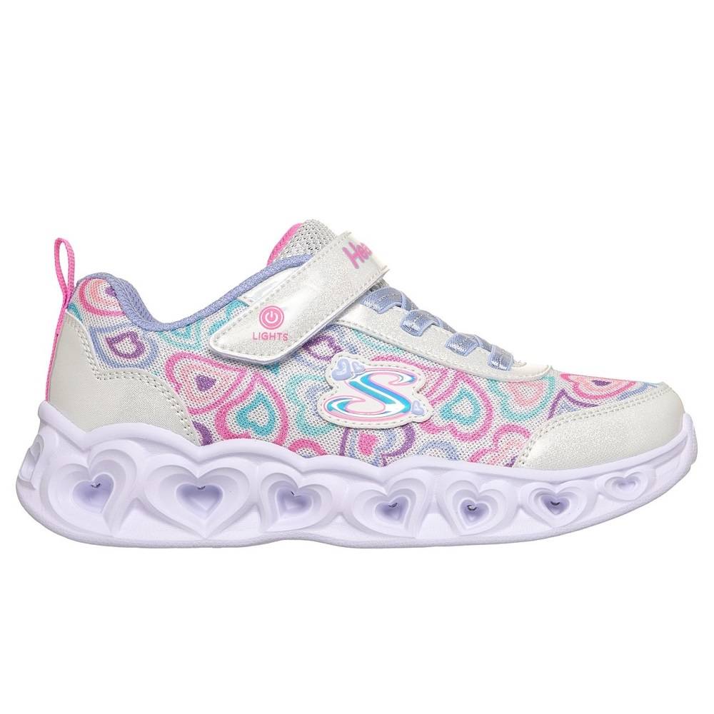 SKECHERS HEART LIGHTS: BOOGIE LOVE GIRLS SHOES