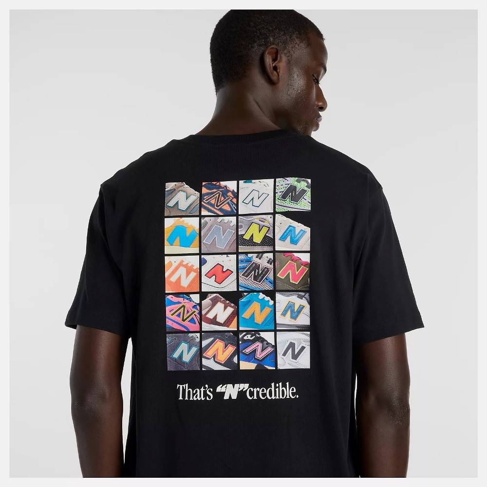 NEW BALANCE COLLAGE BACK PRINT TEE