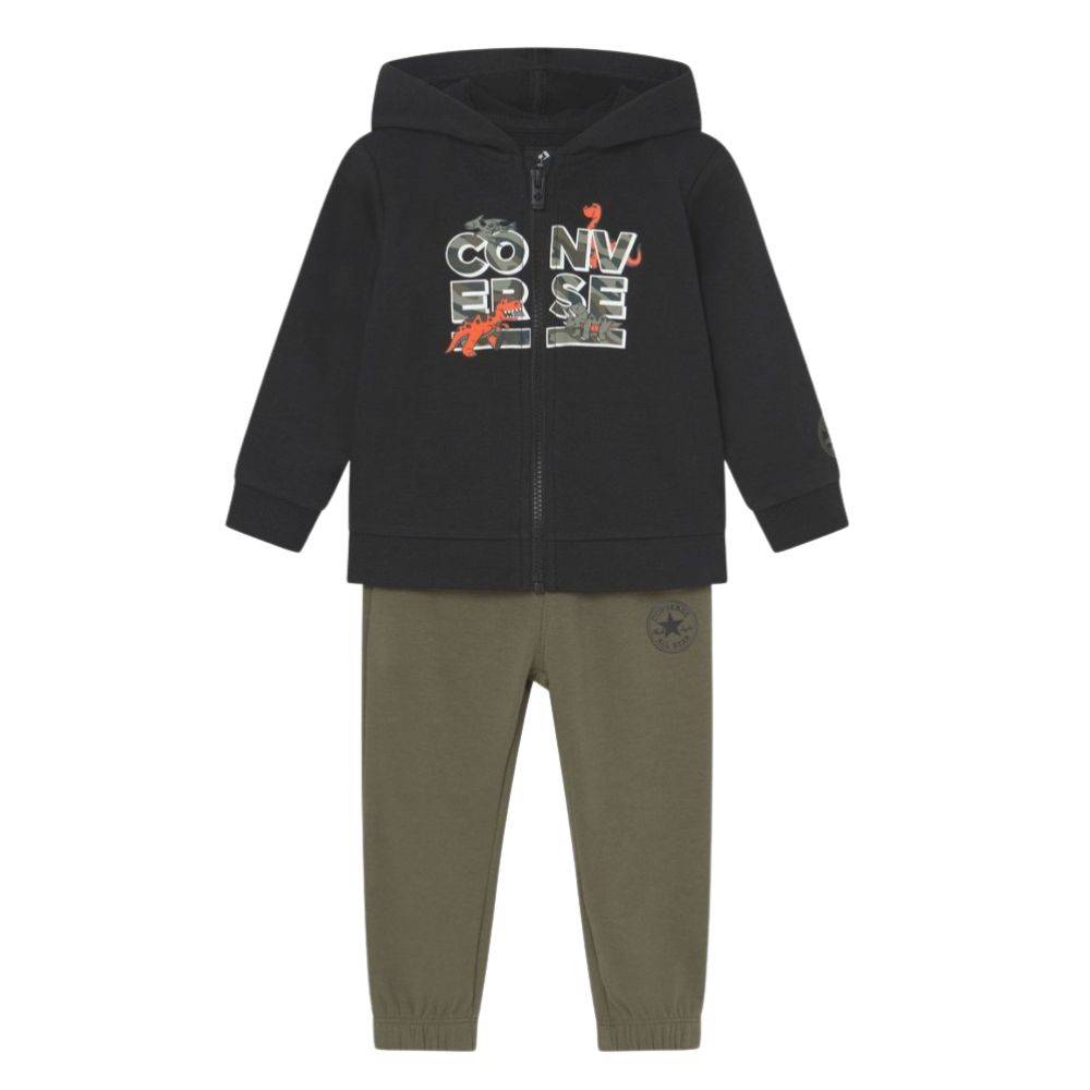 CONVERSE INFANT DINO FULL-ZIP SET