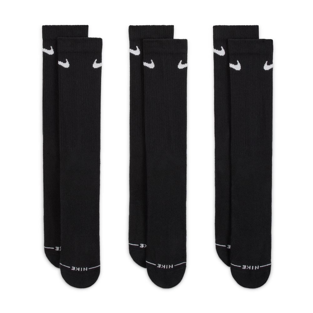 NIKE EVERYDAY ELEVATED CREW SOCKS (3-PAIRS)