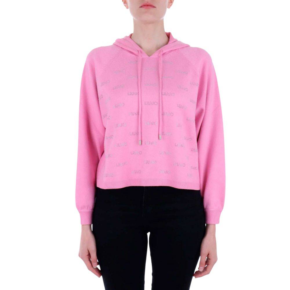 LIU JO LOGO KNITTED SWEATSHIRT