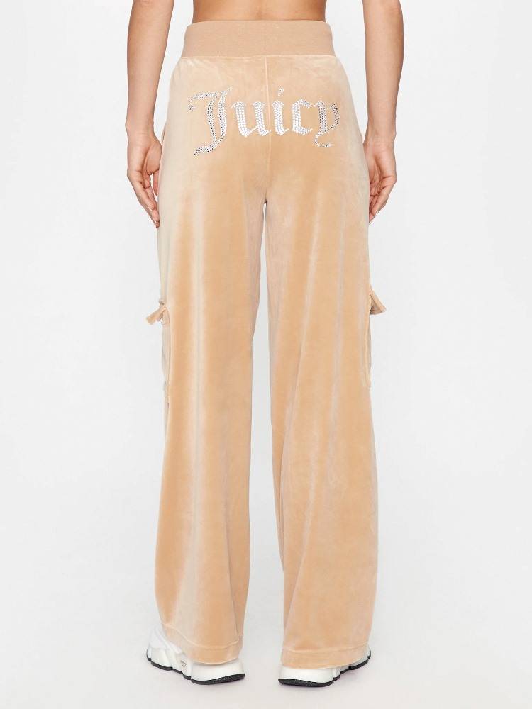 JUICY COUTURE AUDREE CARGO VELOUR TROUSER