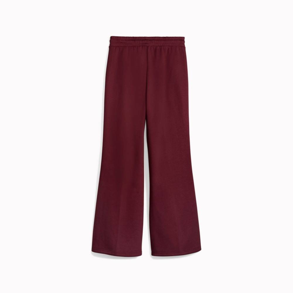 PUMA HER COMFORT HIGH-WAIST STRAIGHT PANTS FLEECE OP