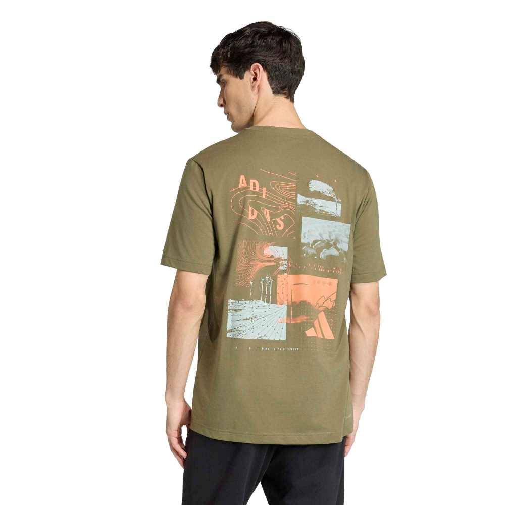ADIDAS M CLIMACOOL CITY TECH ILLUSTRATION GRAPHIC T-SHIRT