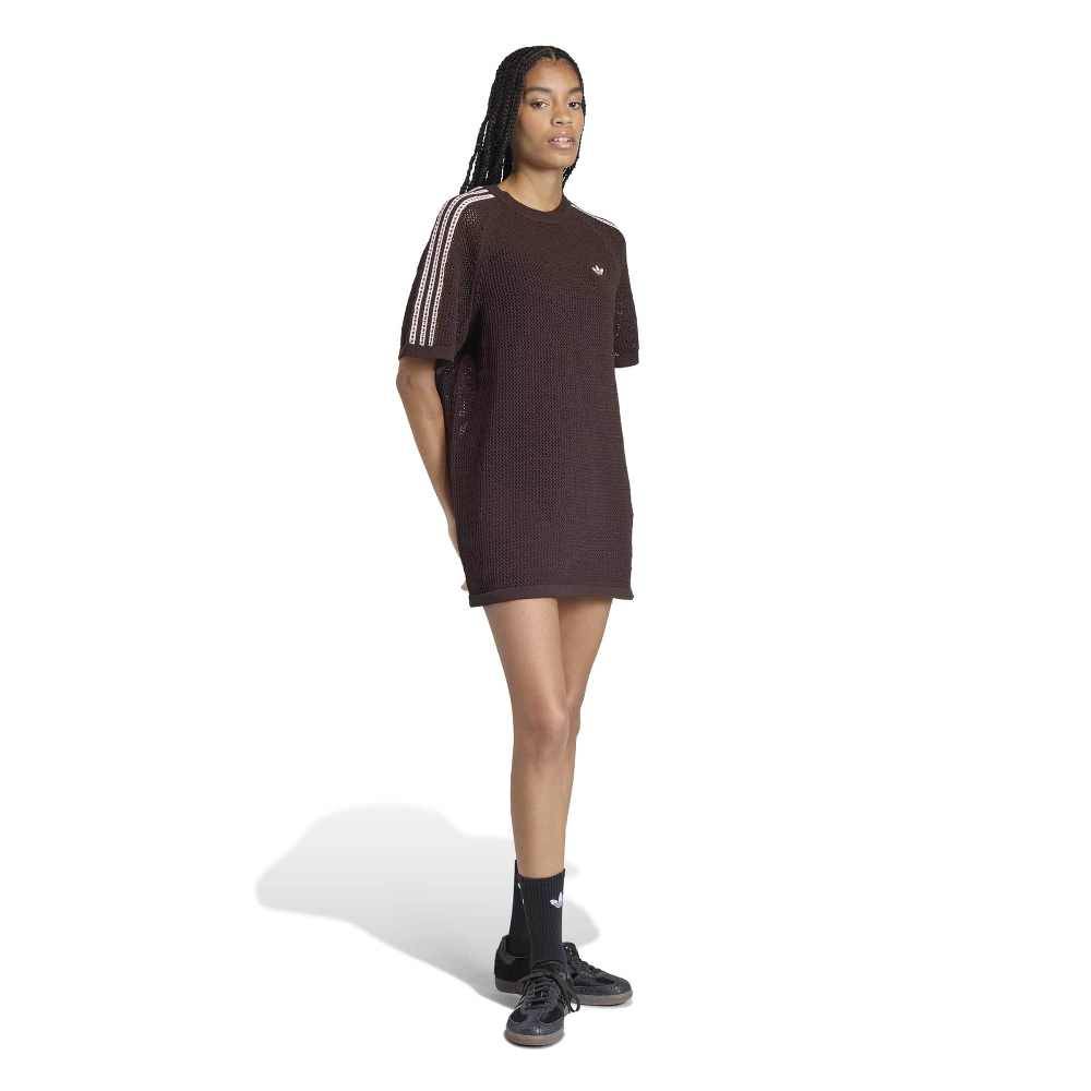 ADIDAS ORIGINALS KNITTED CROCHET DRESS