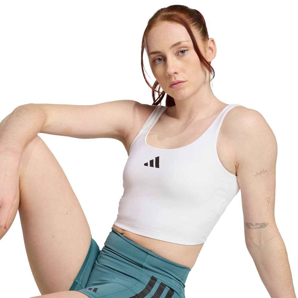 ADIDAS OPTIME WORKOUT TWIST LIGHT SUPPORT BRA TANK