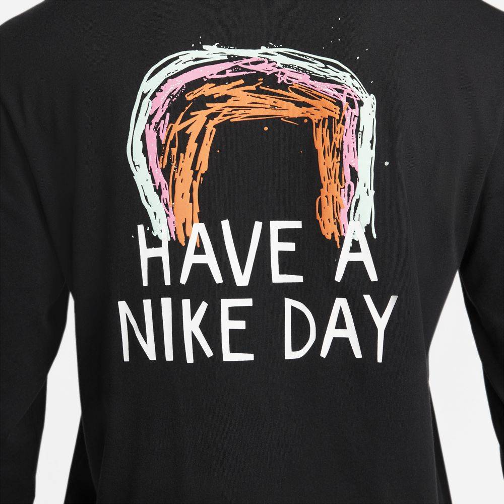 NIKE SPORTSWEAR JUBRID LONG-SLEEVE STATEMENT OPEN TEE