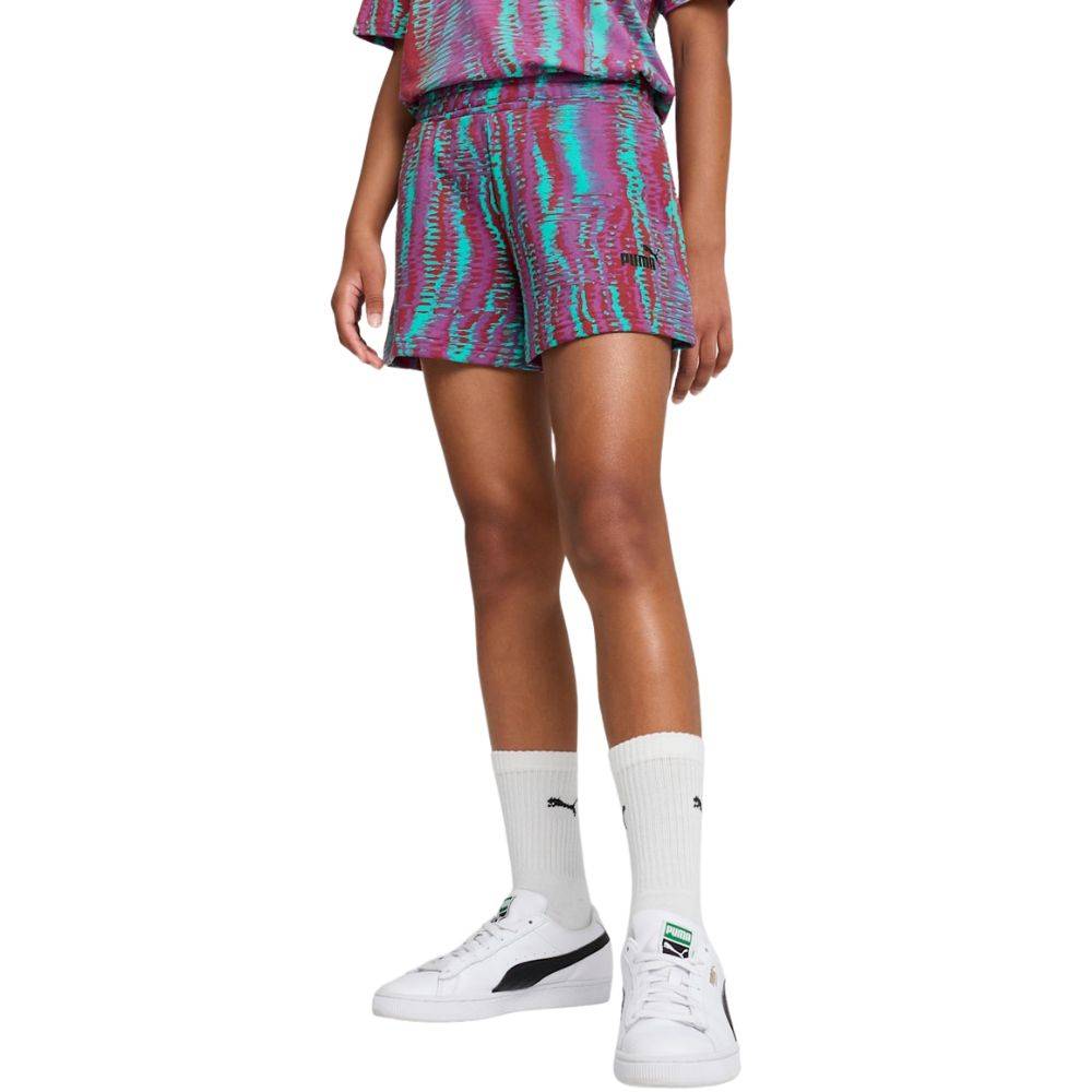 PUMA ESS NATURE 2.0 AOP SHORTS G