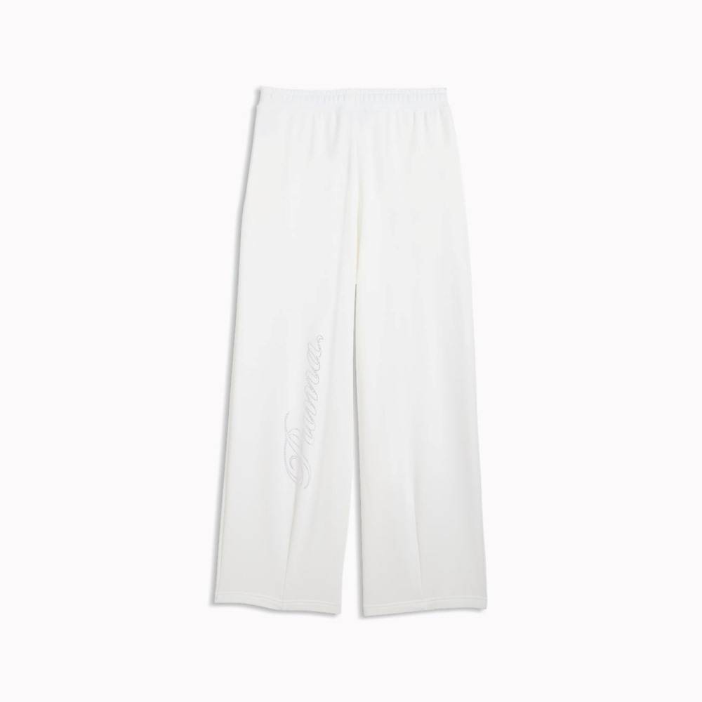 PUMA ESS GRAPHIC LEO LUXE BEDAZZLED SLOUCHY PANTS TR
