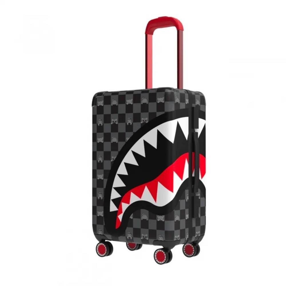 SPRAYGROUND PEEKING CHARACTER CHECK DLXSV CABIN BAG