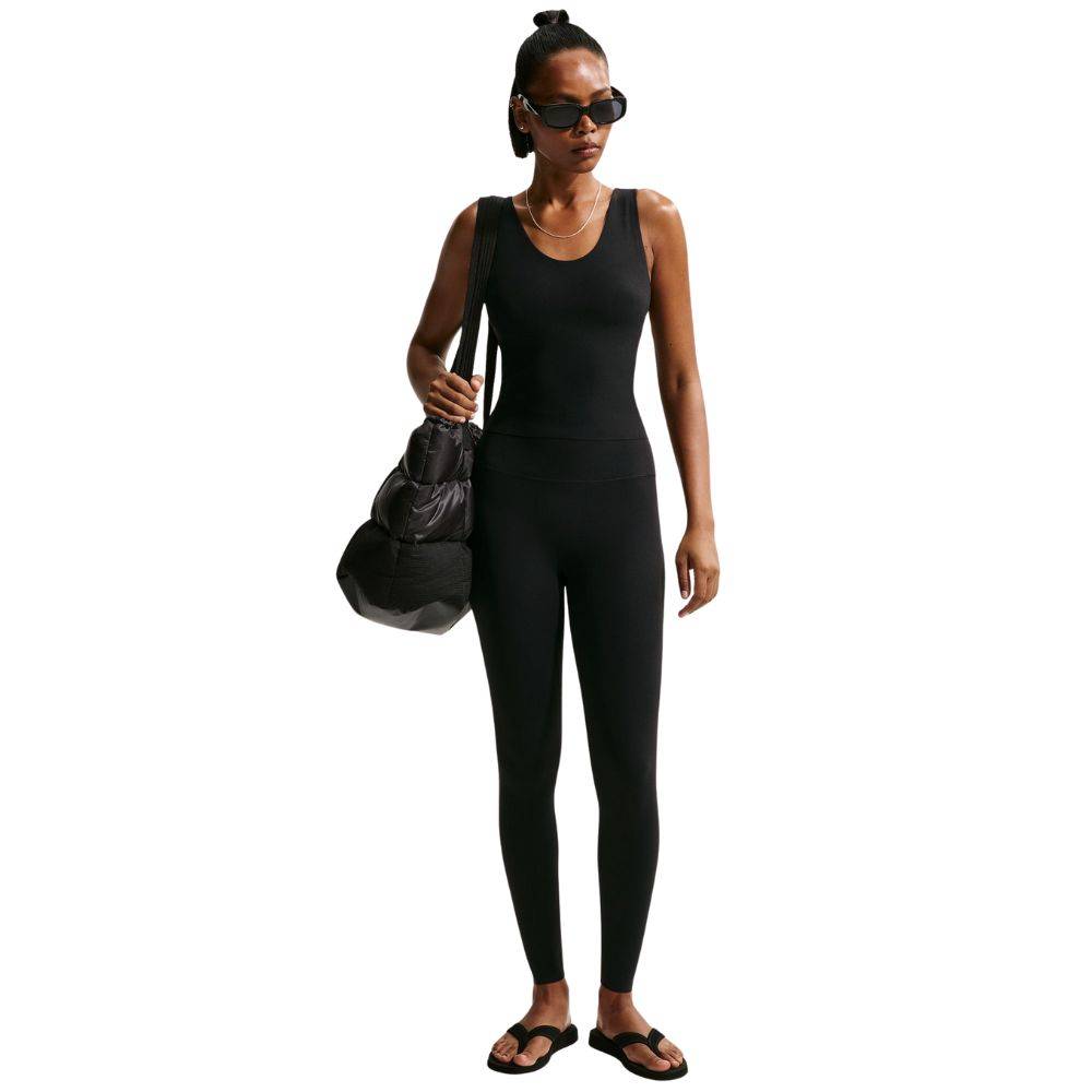 NIKE ZENVY HIGH-WAISTED NO-FRONT SEAM LEGGINGS