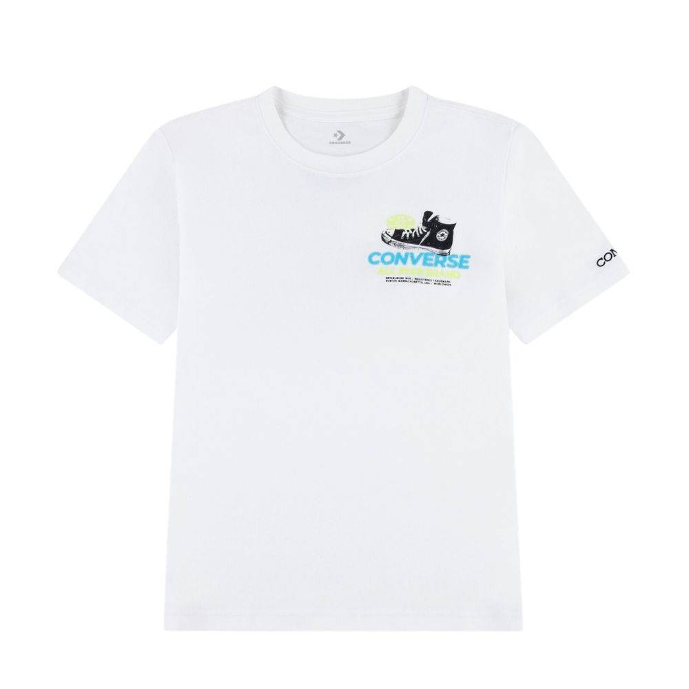 CONVERSE BOYS FRONTBACK TEXTURE SNKR TEE