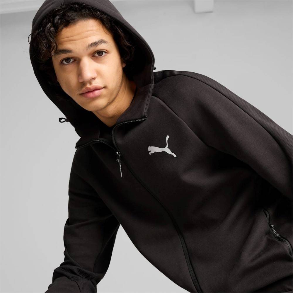 PUMA EVOSTRIPE FULL-ZIP HOODIE DK