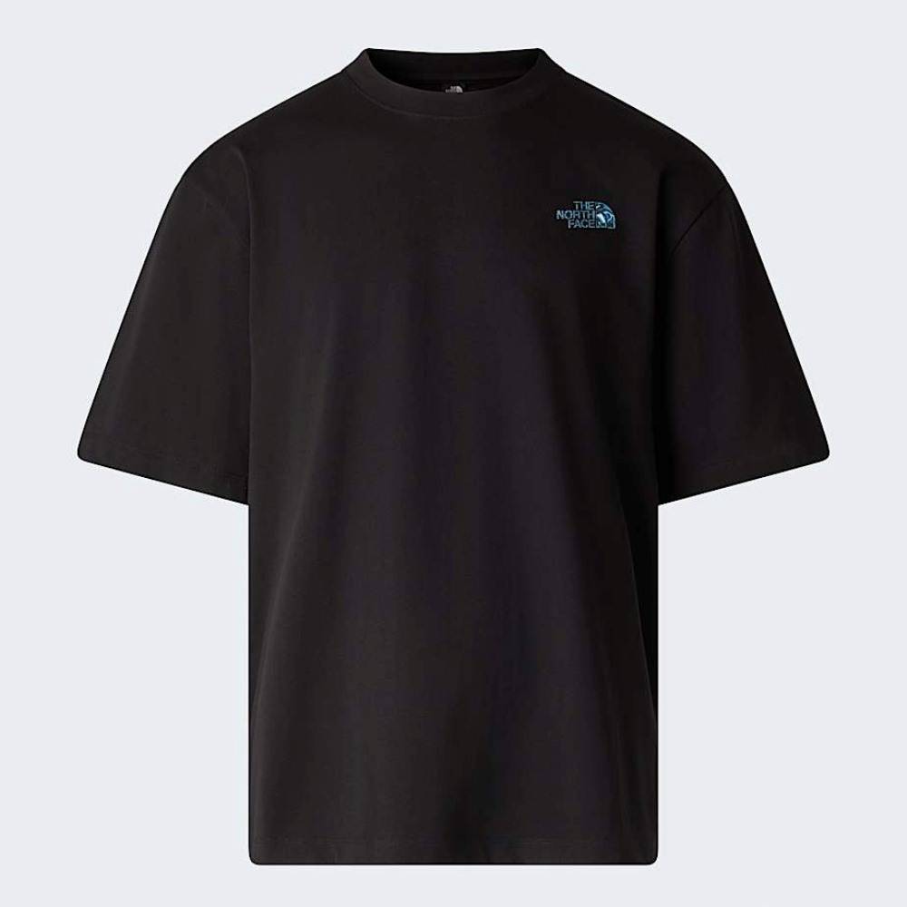 THE NORTH FACE M LIQUID BOX NSE OVERSIZE SHORT SLEEVE TEE GRAPHIC