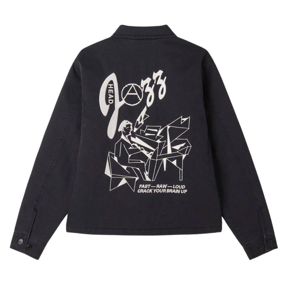 OBEY HEAD JAZZ ZIP UP JACKET