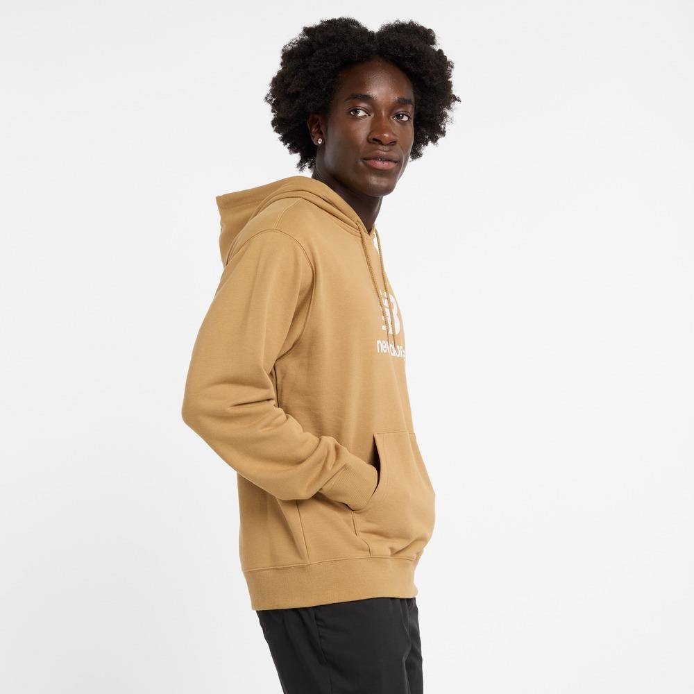 NEW BALANCE STACKED LOGO FRENCH TERRY HOODIE