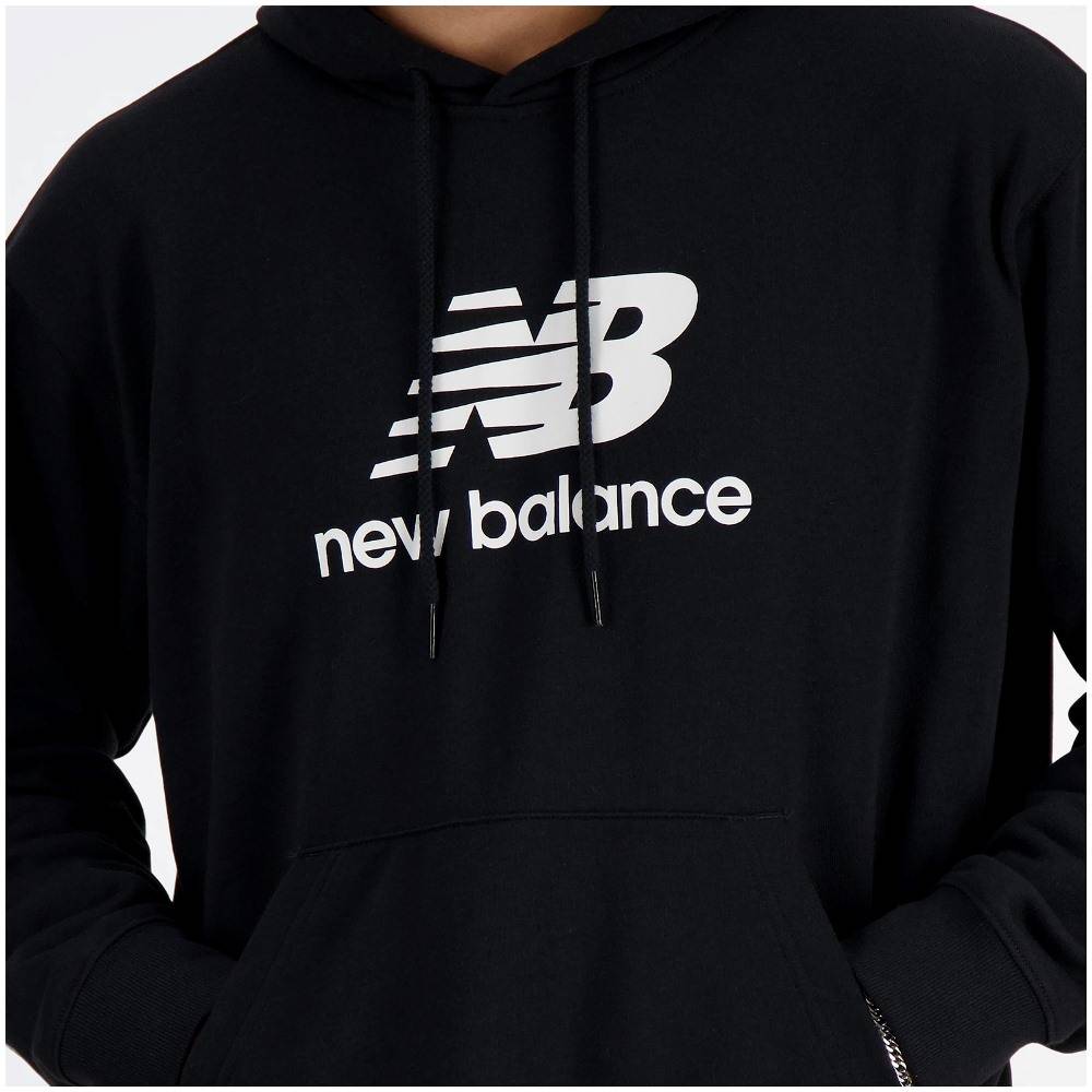 NEW BALANCE STACKED LOGO FRENCH TERRY HOODIE