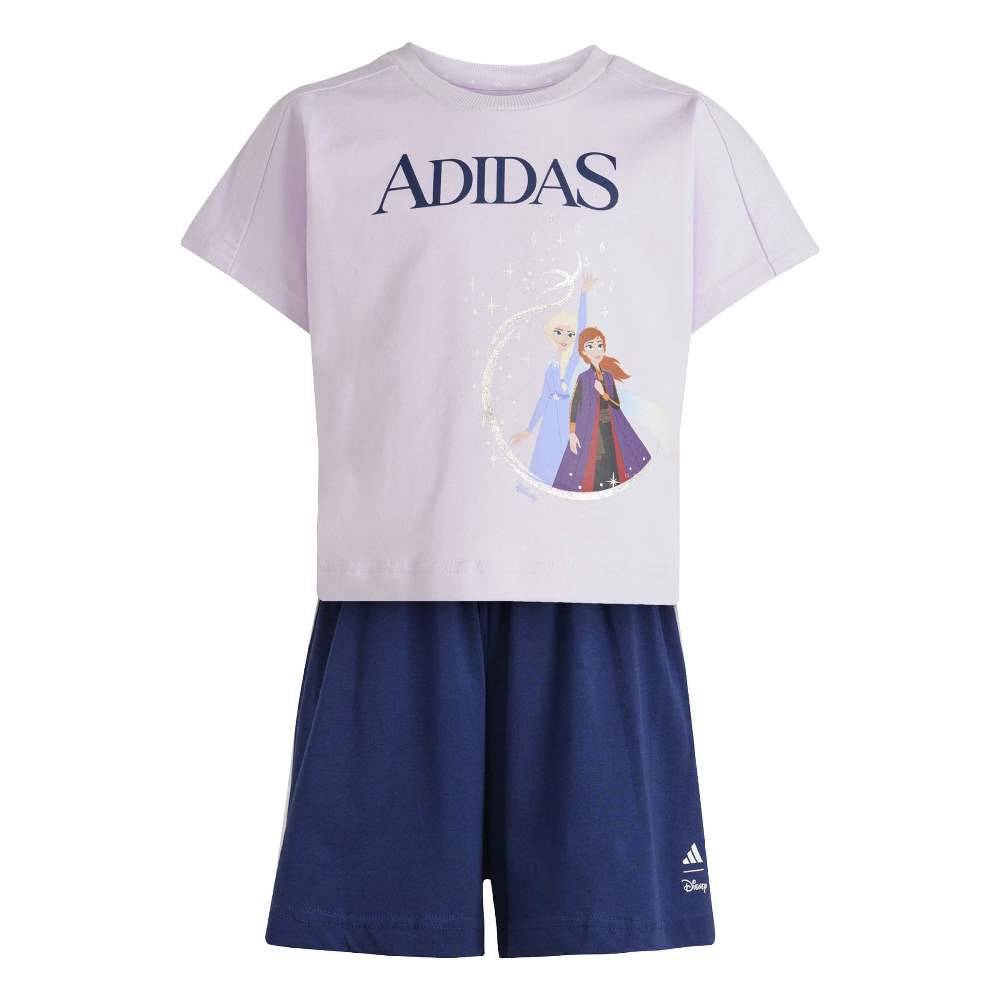 ADIDAS LITTLE GIRLS DISNEY FROZEN T-SHIRT SET
