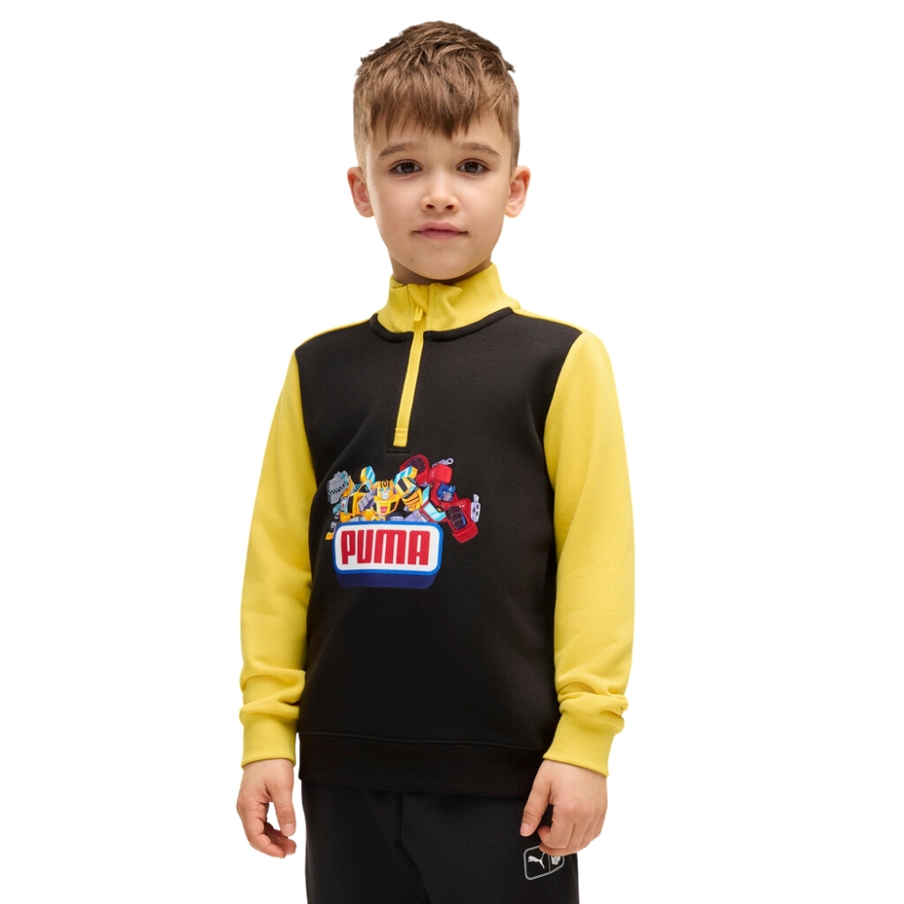 PUMA X TRANSFORMERS GRAPHIC HALF-ZIP