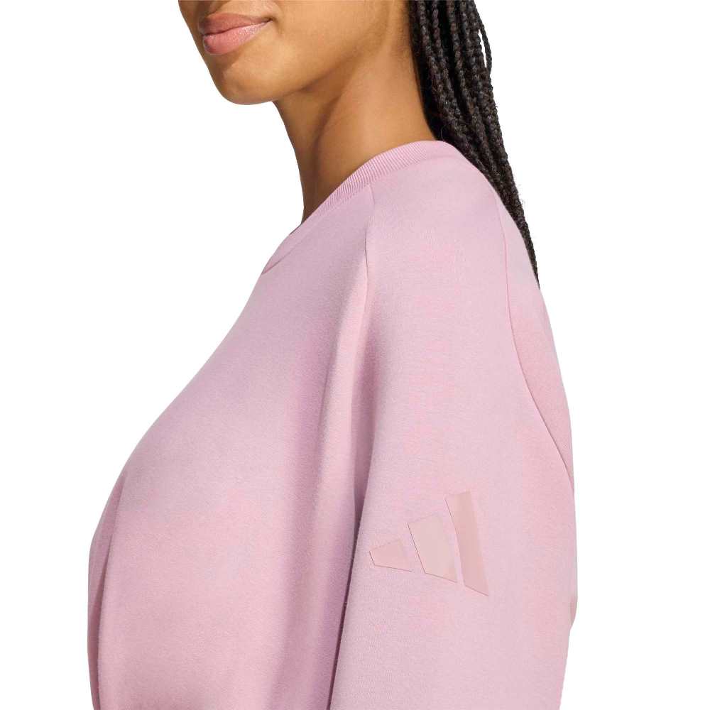 ADIDAS SOFT LUX CREW SWEATSHIRT