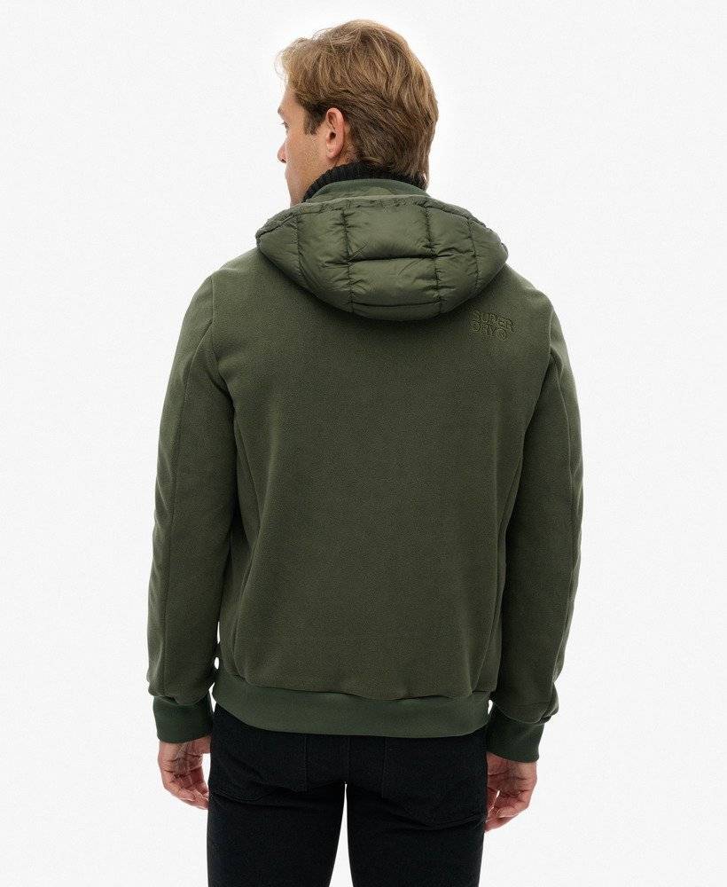 SUPERDRY HOOD STORM FLEECE HYBRID JACKET