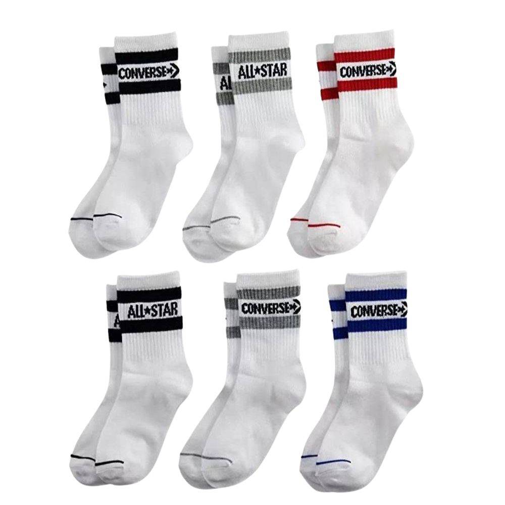 CONVERSE  WORDMARK CREW 6PK