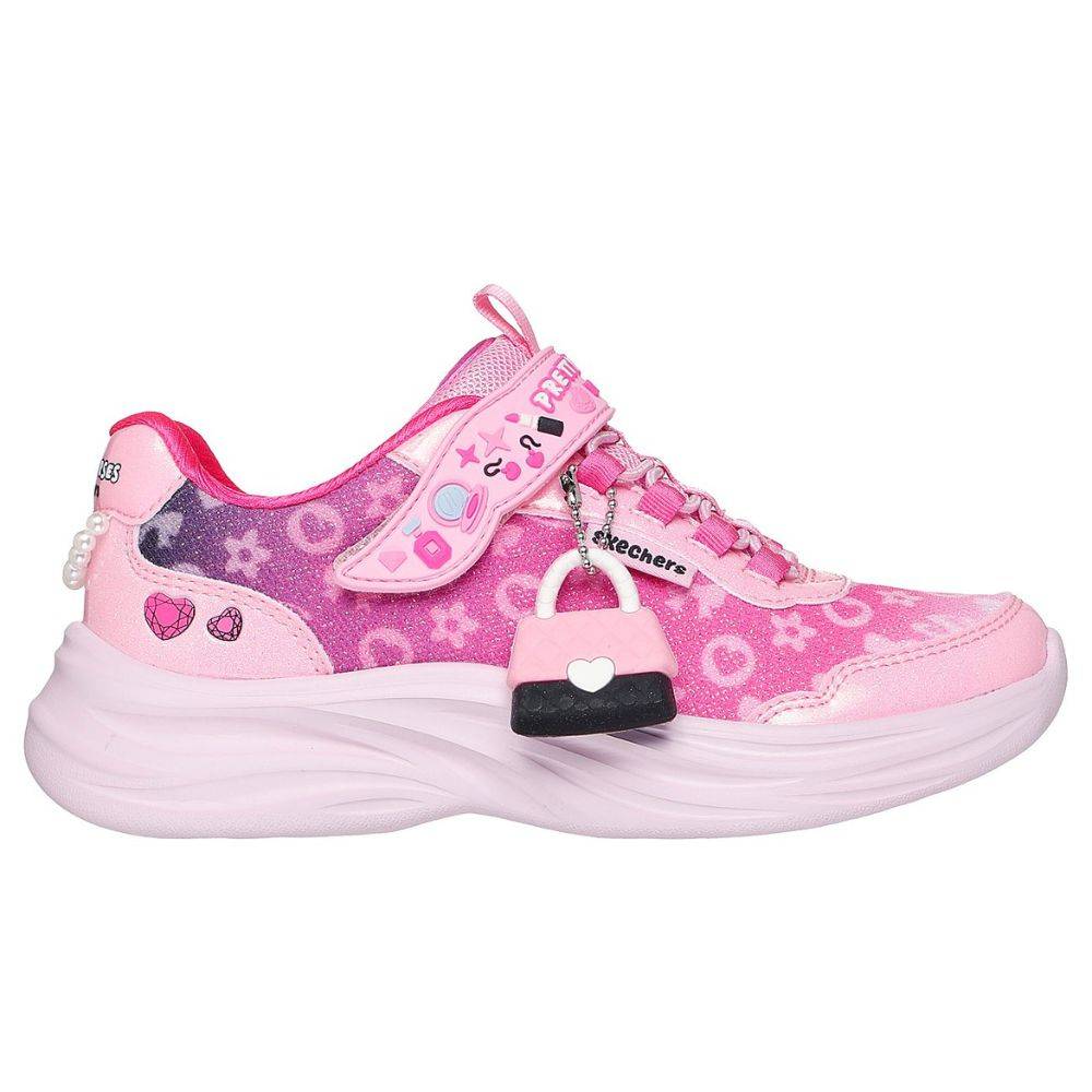 SKECHERS POWER JAMS 2.0 - PRETTY PURSES THEME GIRLS SNEAKER