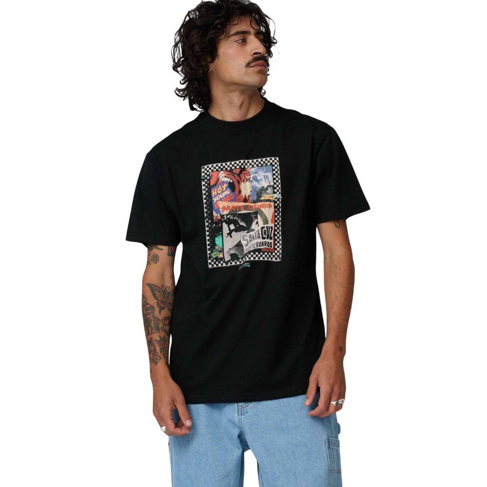 SANTA CRUZ AD COLLAGE FRONT T-SHIRT