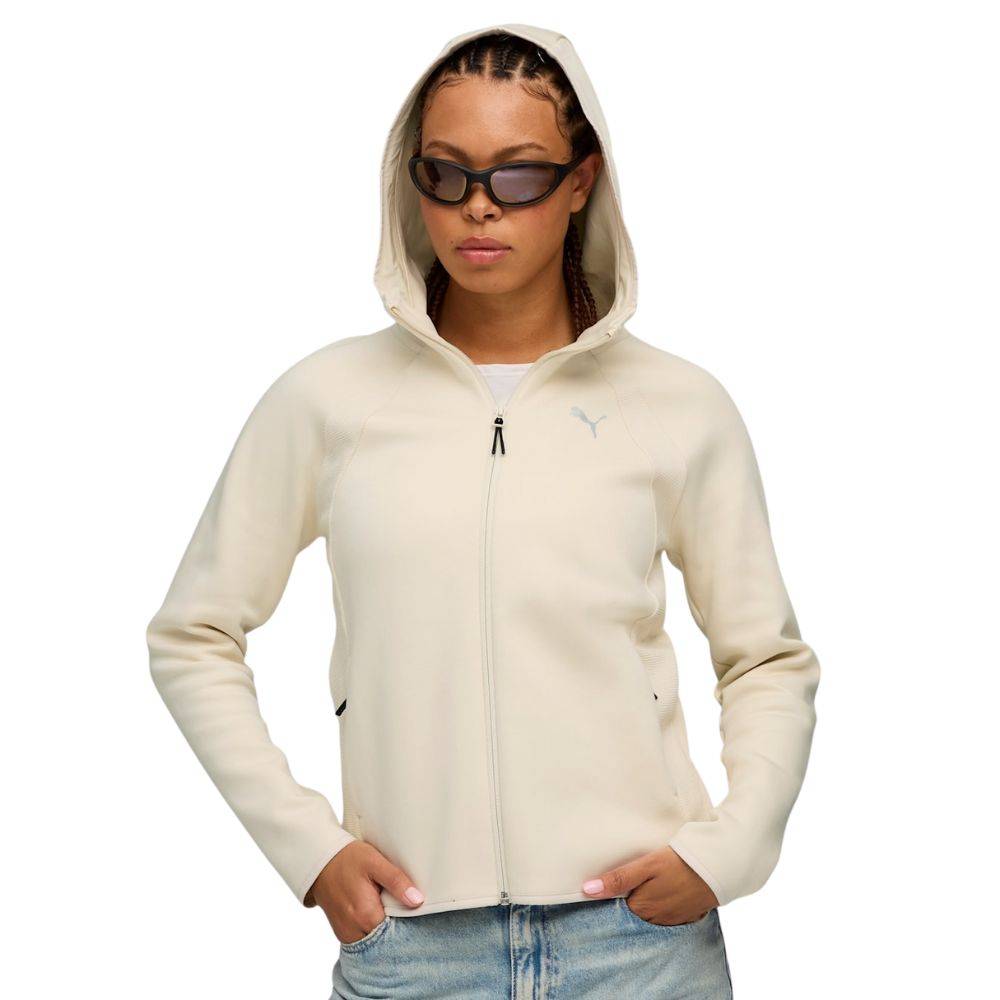 PUMA EVOSTRIPE FULL-ZIP HOODIE DK