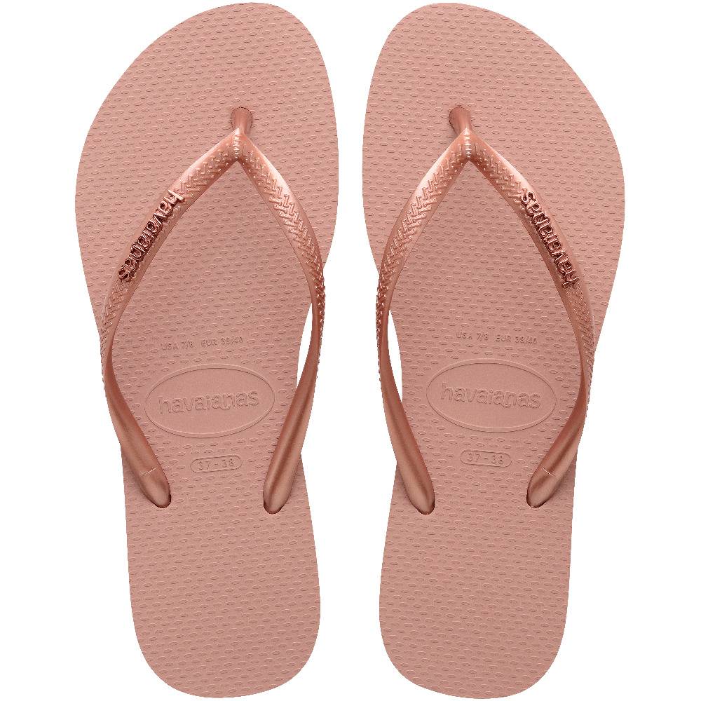 HAVAIANAS SLIM LOGO METALLIC