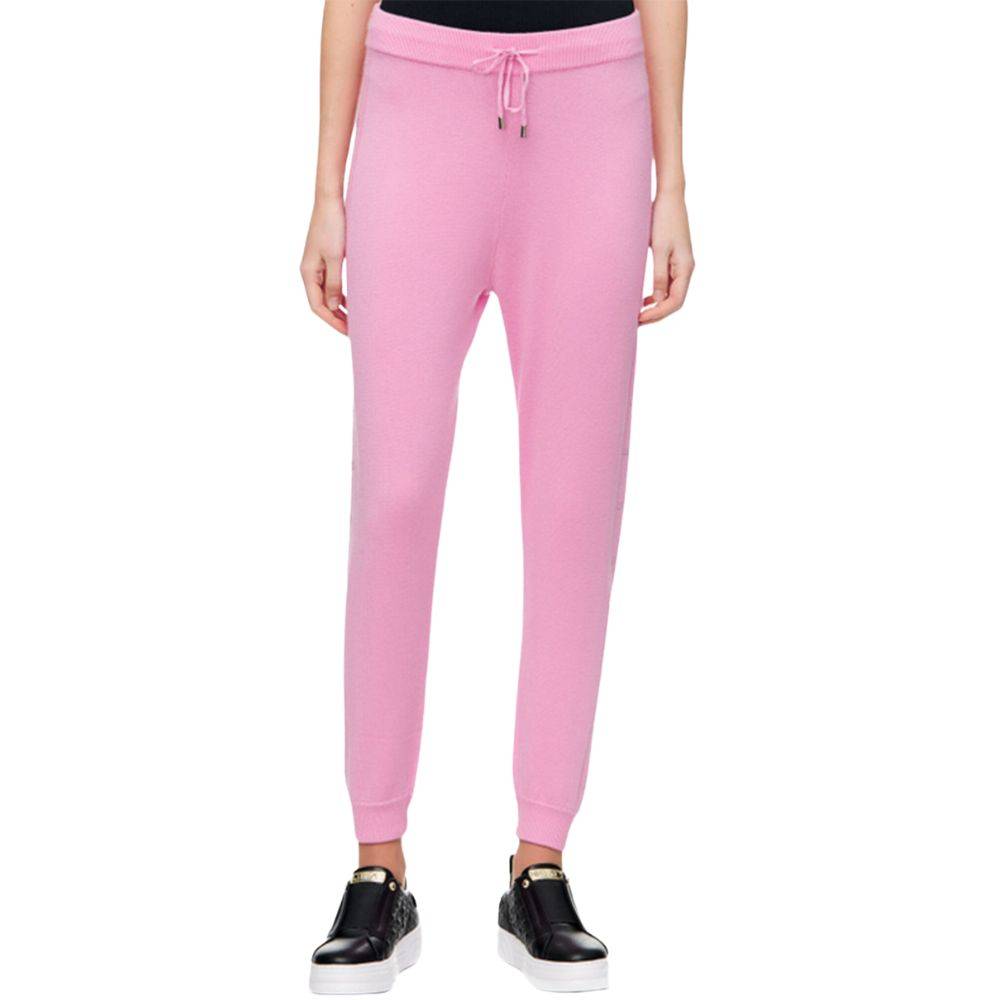 LIU JO LOGO KNITTED LOOSE FIT JOGGERS