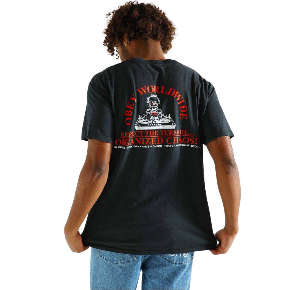 OBEY ORGANIZED CHAOS CLASSIC PIGMENT TEE