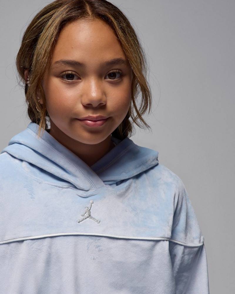 NIKE JORDAN GIRLS MOUNTAINSIDE VELOUR PO HOO