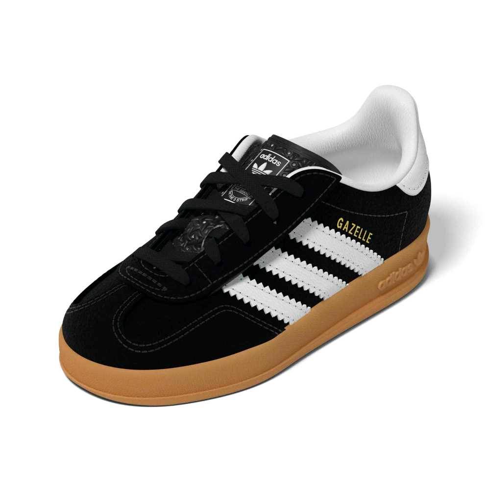 ADIDAS ORIGINALS INFANT GAZELLE INDOOR COMFORT CLOSURE ELASTIC LACE SHOES
