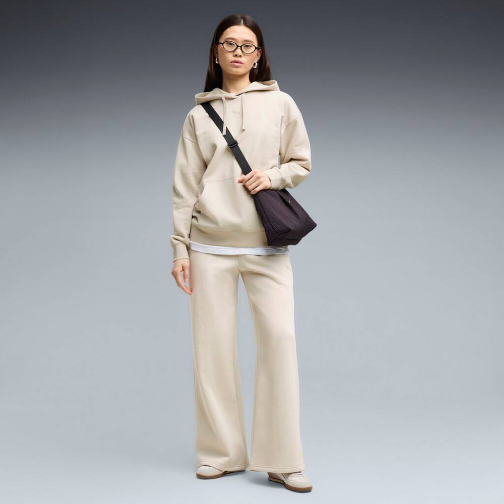 PUMA ESS CAT COMFORT WIDE LEG PANTS FL OP