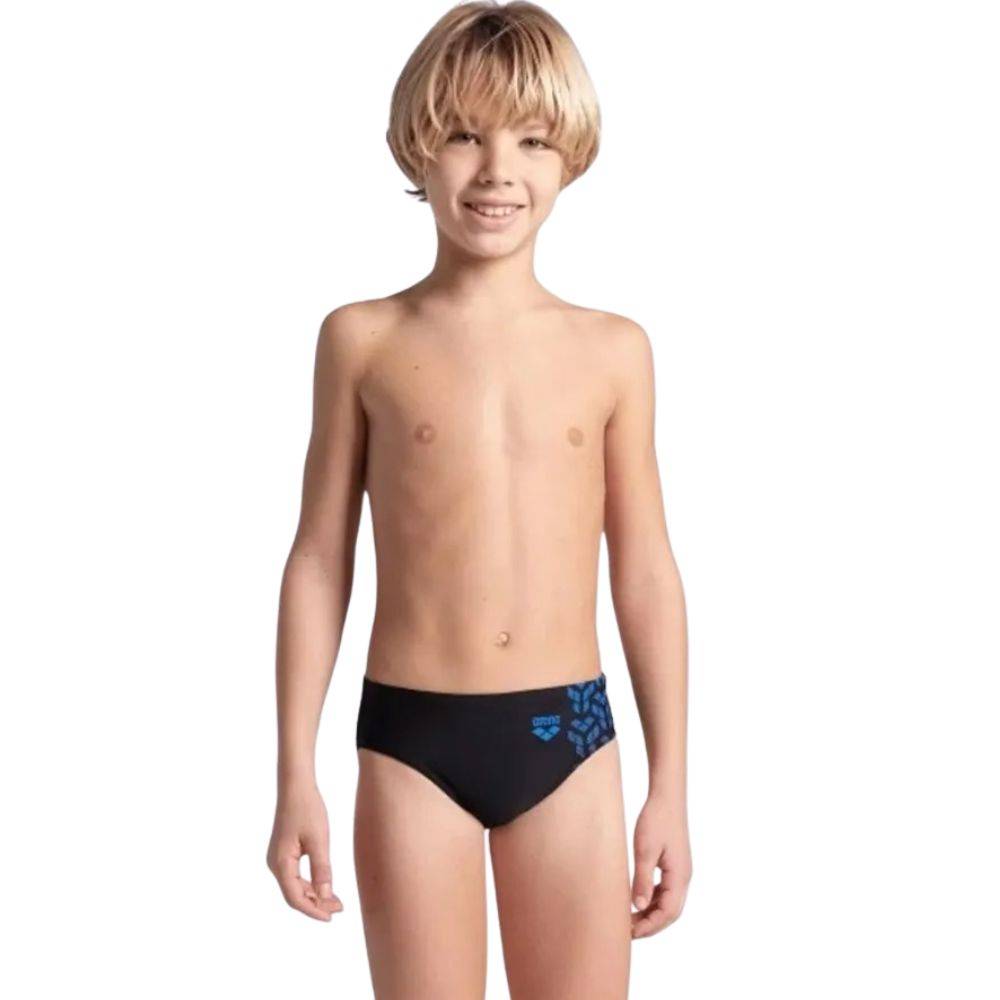 ARENA BOYS KIKKO V GRAPHIC SWIM BRIEF