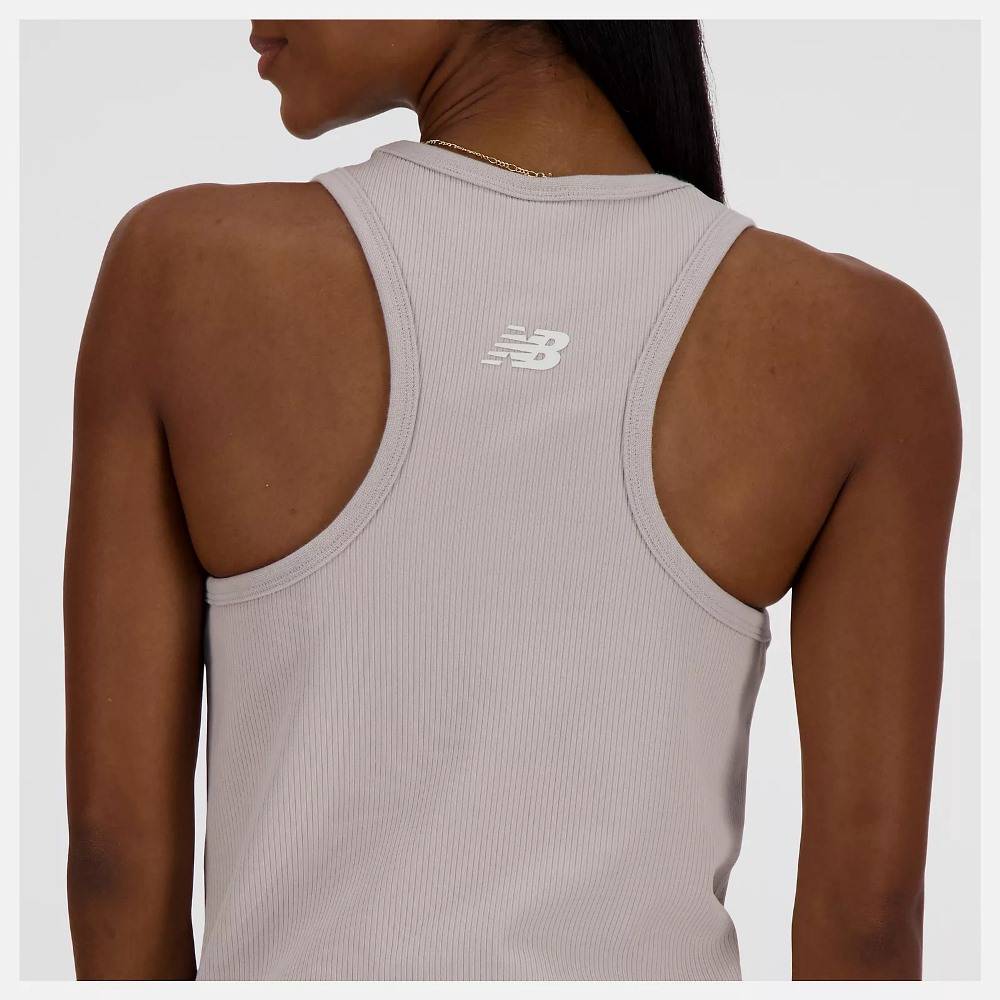NEW BALANCE LINEAR HERITAGE RIB RACER TANK