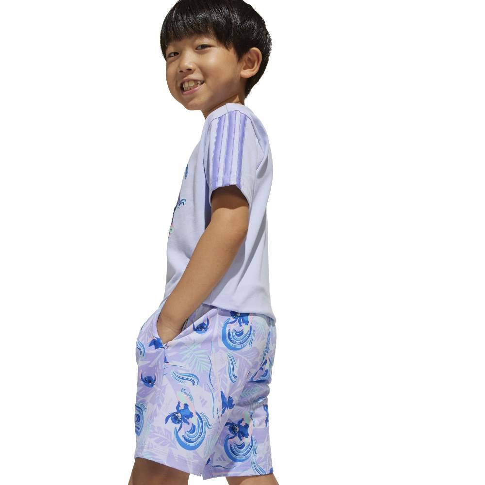 ADIDAS LITTLE KIDS DISNEY LILO & STITCH T-SHIRT SET