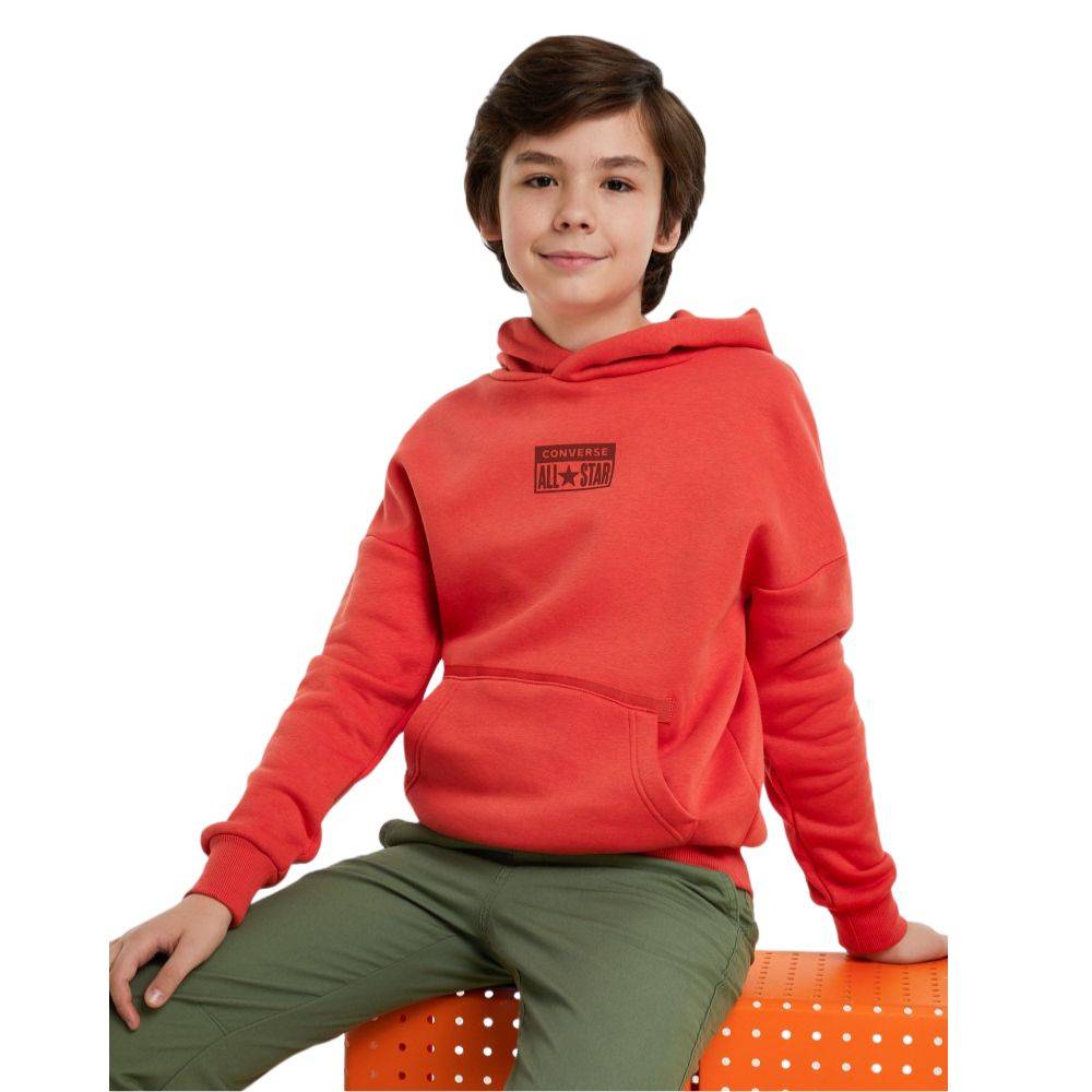 CONVERSE YOUTH FLEECE PULLOVER HOODIE