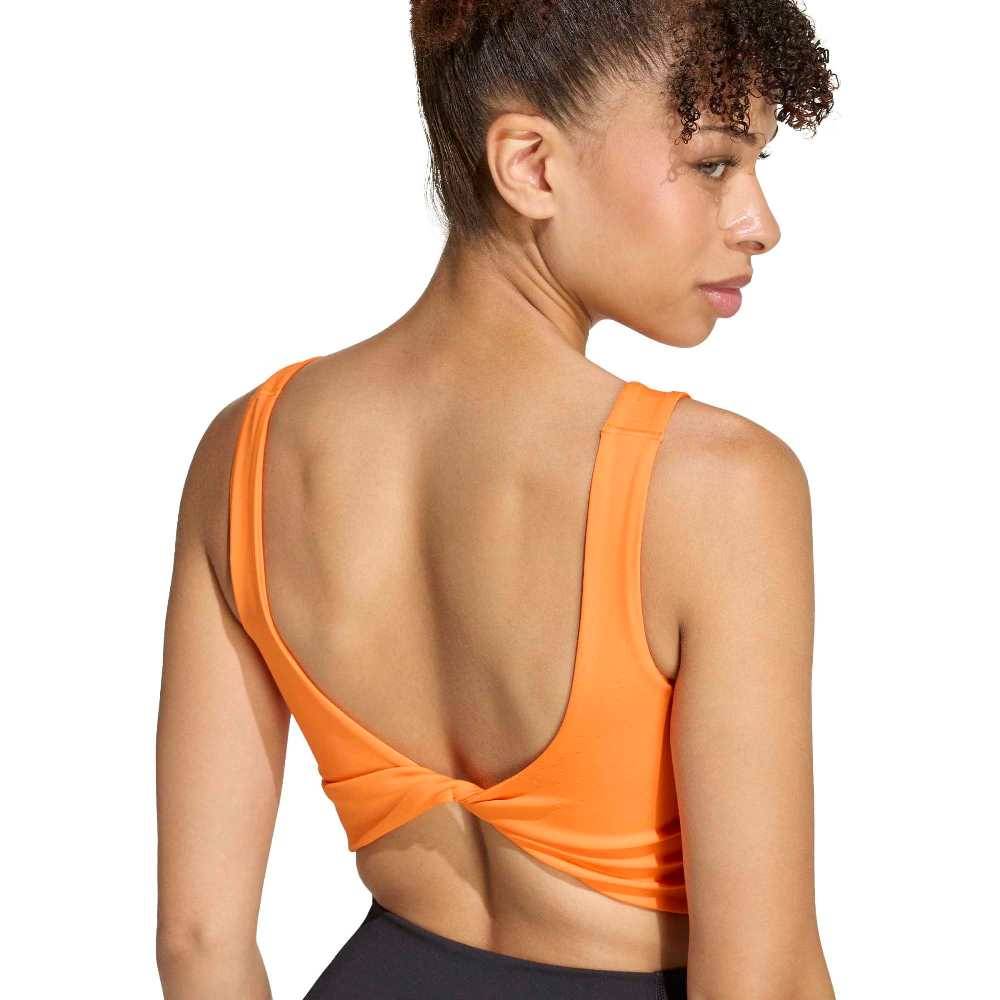 ADIDAS OPTIME WORKOUT TWIST LIGHT SUPPORT BRA TANK
