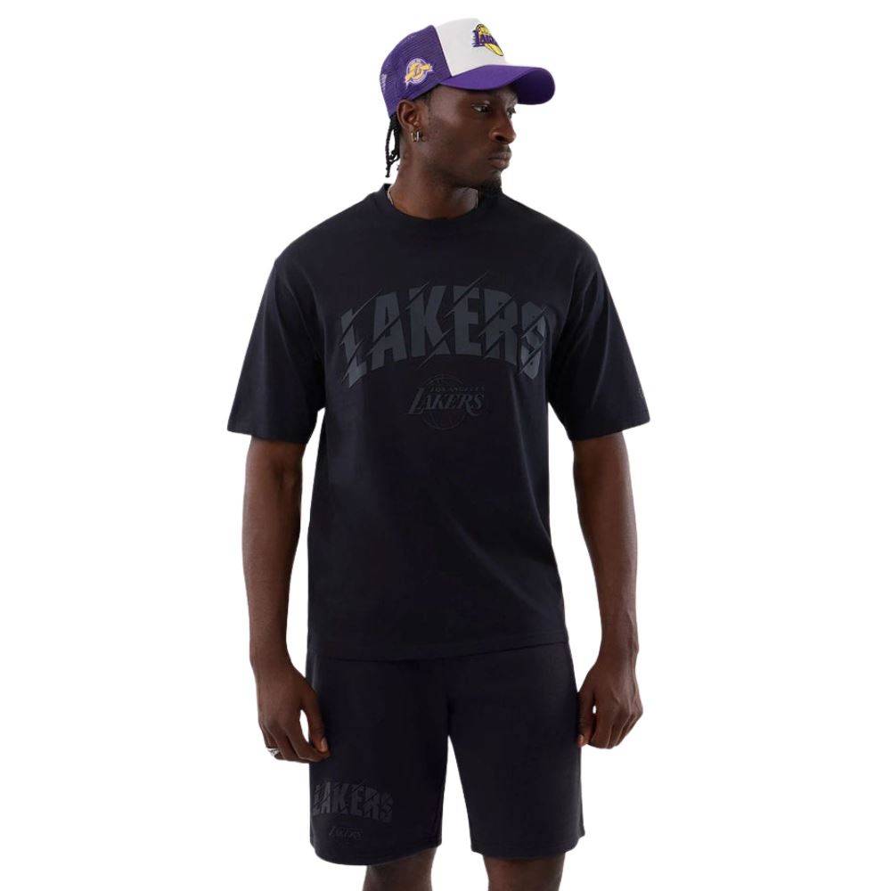 NEW ERA NBA CORE PLUS HD OVERSIZED TEE LOS ANGELES LAKERS
