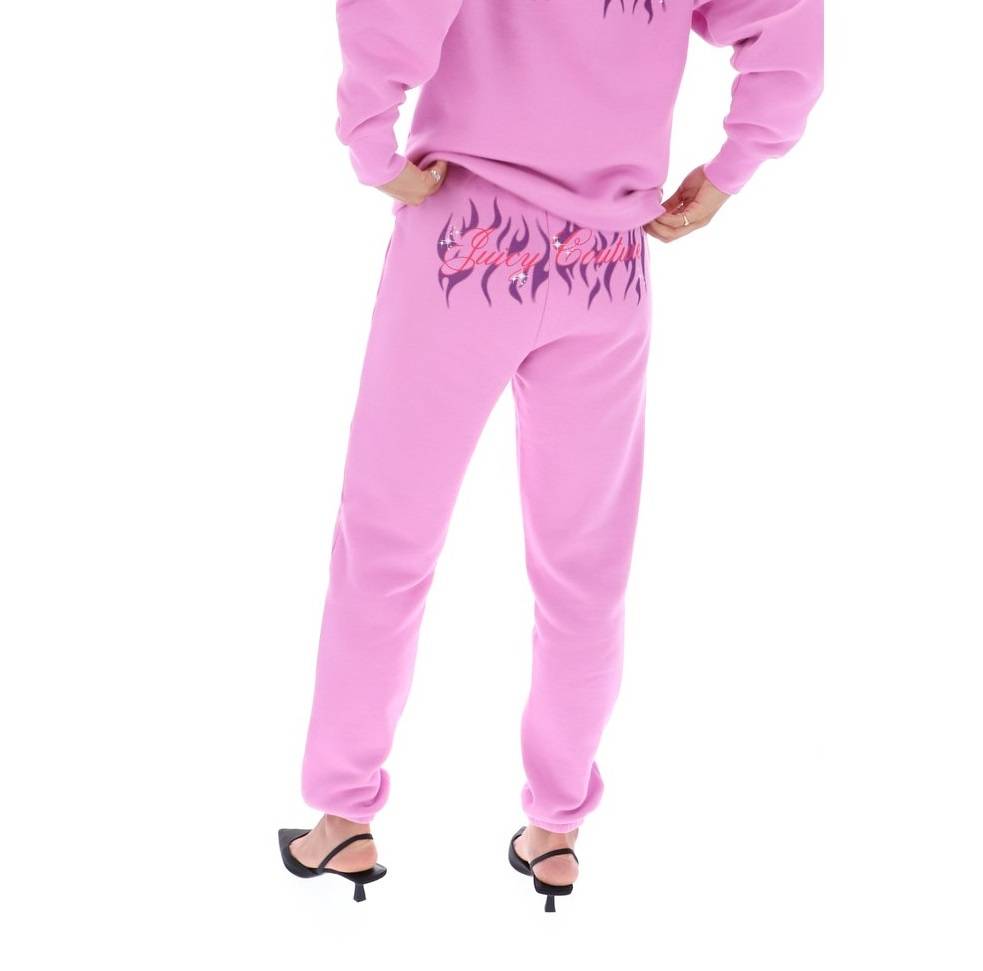 JUICY COUTURE SOVEREIGN FLAME BOYFRIEND FLEECE JOGGERS