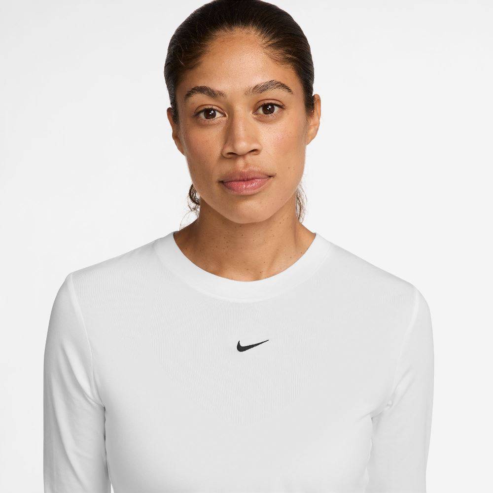 NIKE NSW WOMENS CHILL KNIT LONG-SLEEVE CROPPED TOP