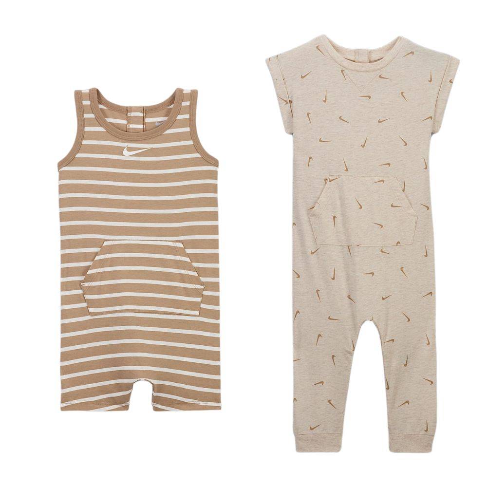NIKE INFANT ESSENTIALS TANK SS 2PK ROMPER
