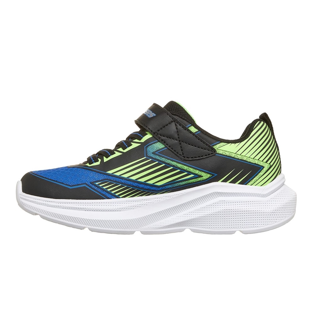 SKECHERS BOYS MICROSPEC VELOCITY - LIGHTWEIGHT GORE & STRAP SNEAKER