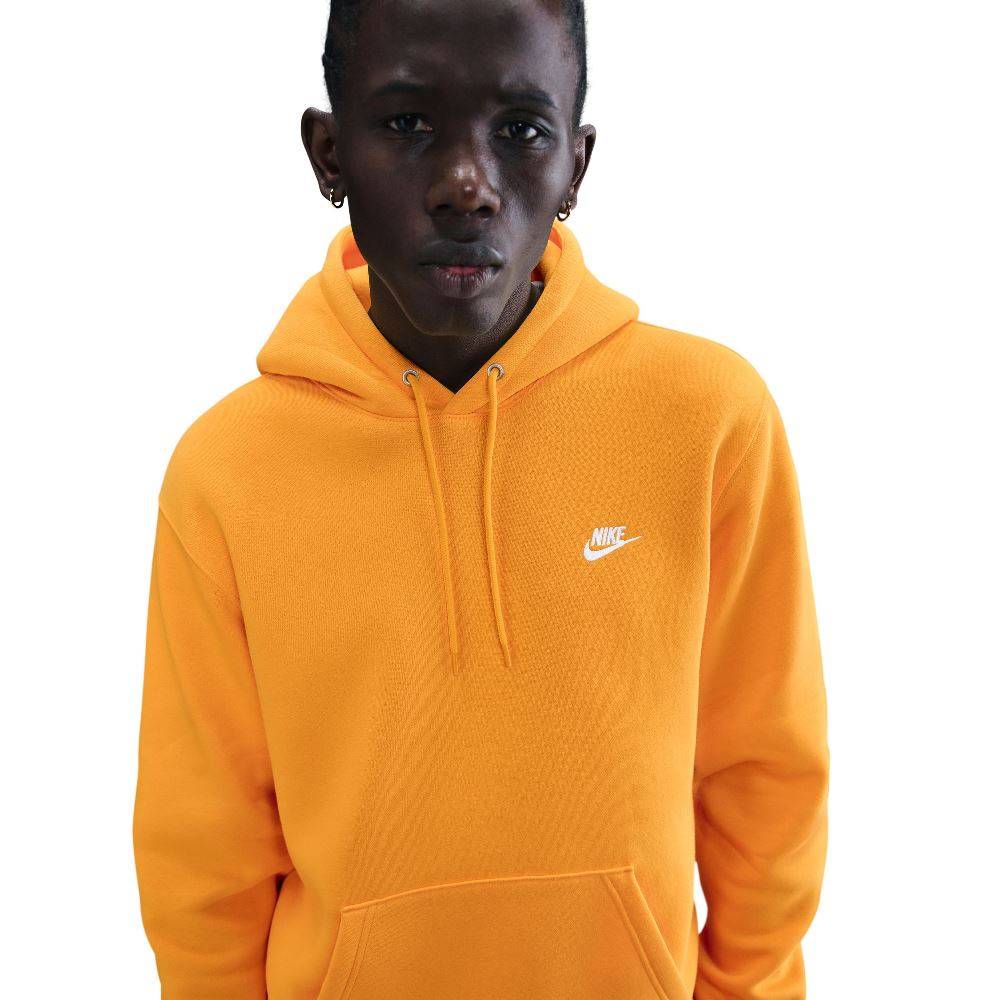 NIKE CLUB BRUSHED FLEECE PULLOVER HOODIE