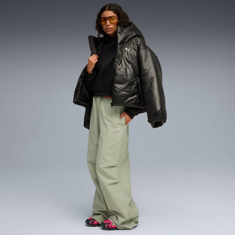 PUMA WARDROBE ESS OVERSIZED HOODIE DK