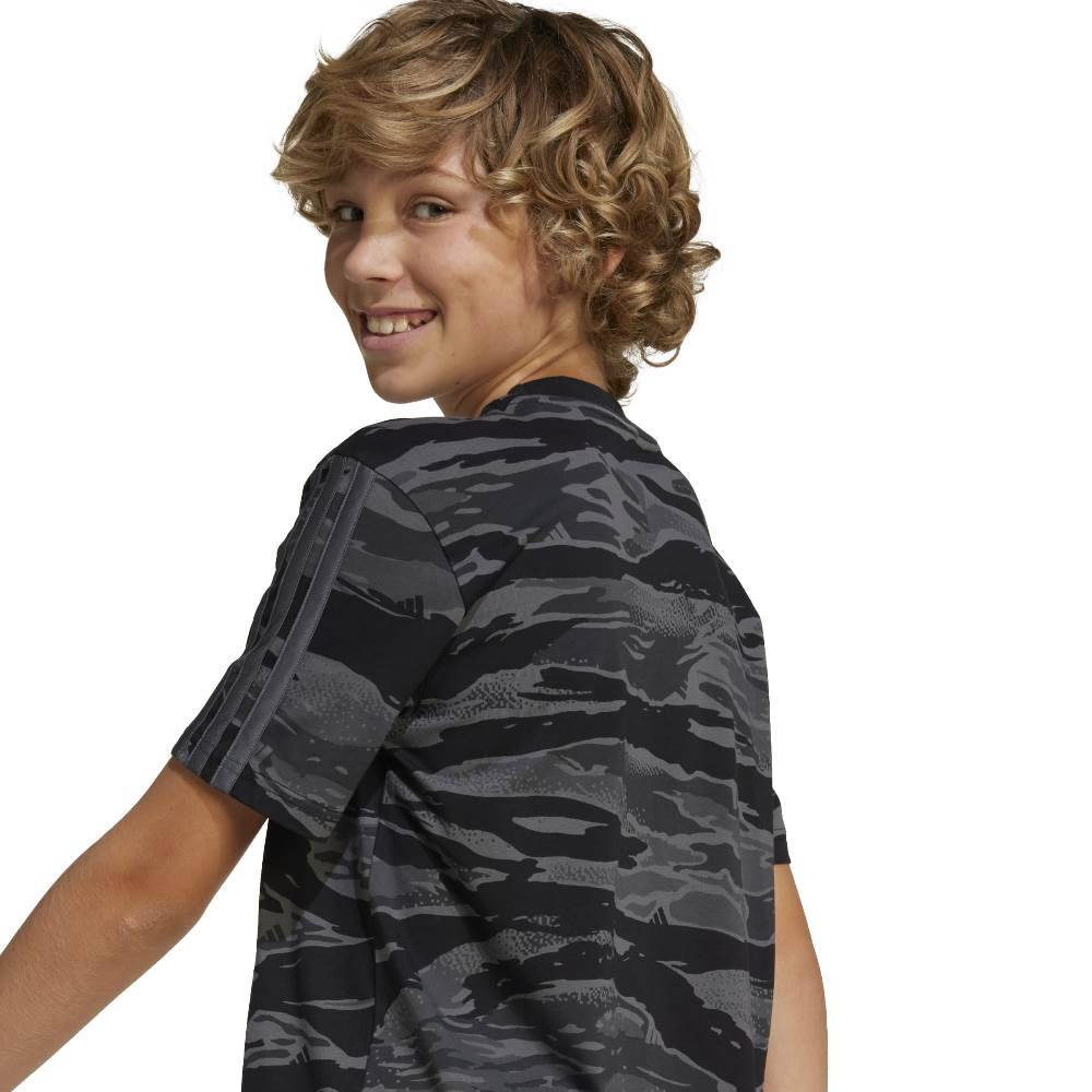ADIDAS YOUTH SEASONAL ESSENTIALS CAMO T-SHIRT
