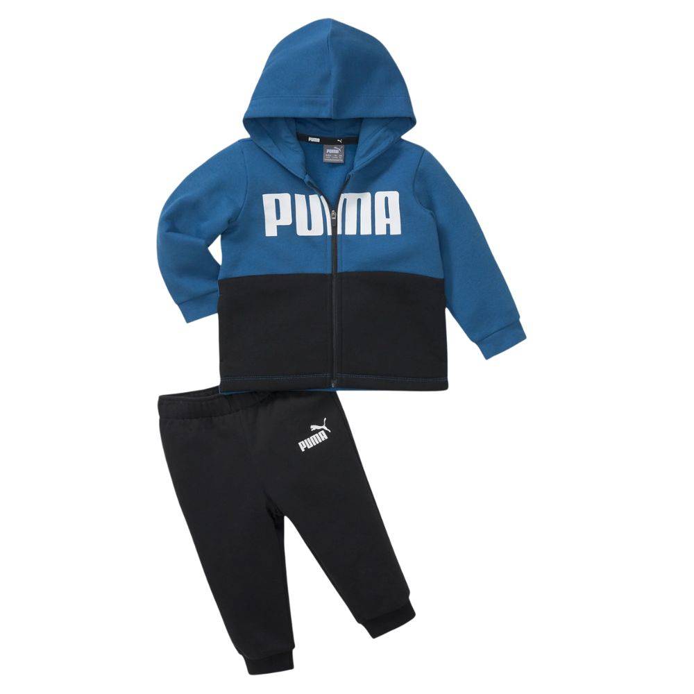 PUMA MINICATS COLORBLOCK INFANT JOGGER SUIT